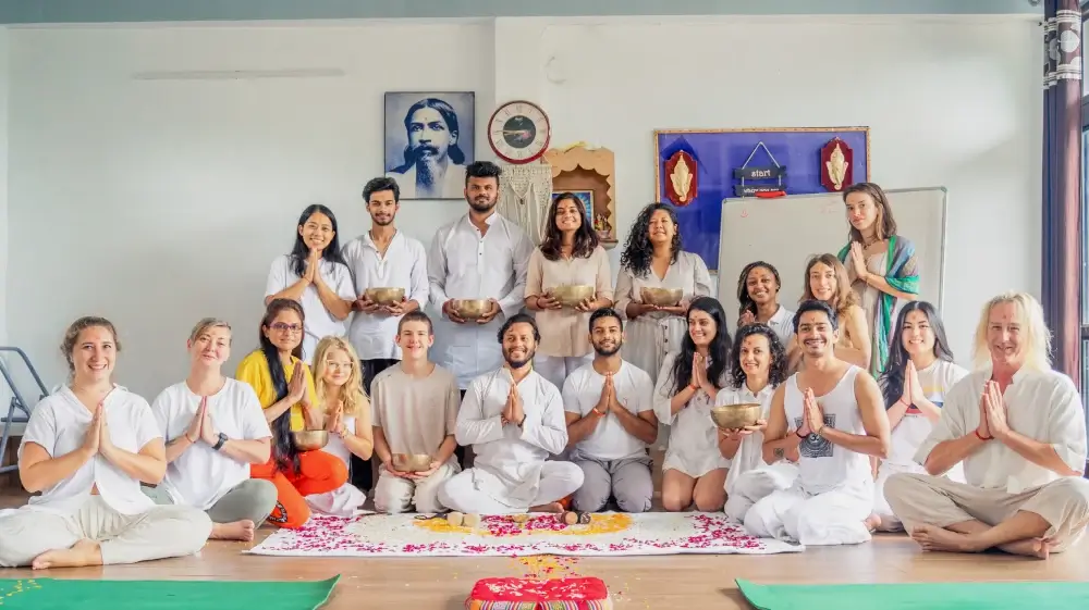 100 Hour Yoga TTC Rishikesh morning practice